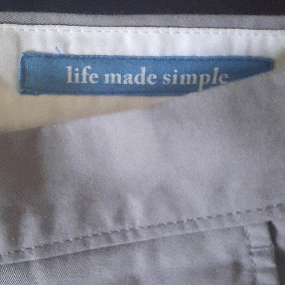 NWT Life Khaki pain front slacks - Picture 6 of 12